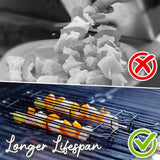 Portable BBQ Grilling Basket Stainless Steel Nonstick Barbecue Grill Basket Tools Mesh  Kitchen Tools kitchen accessories#30